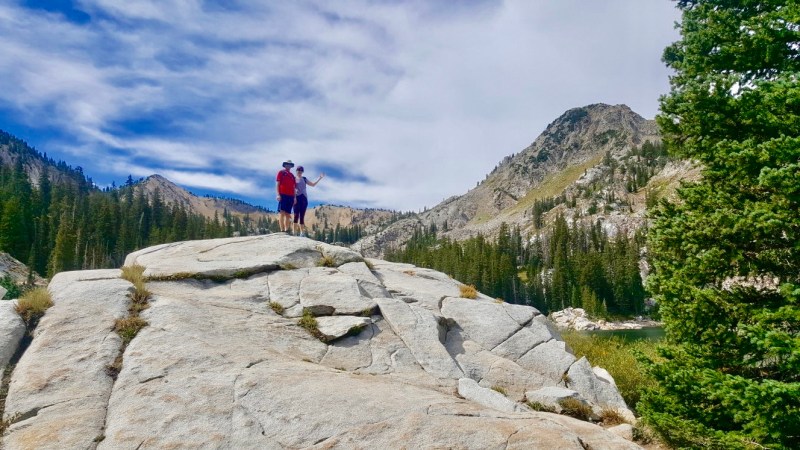 Lake Mary hike views in Utah