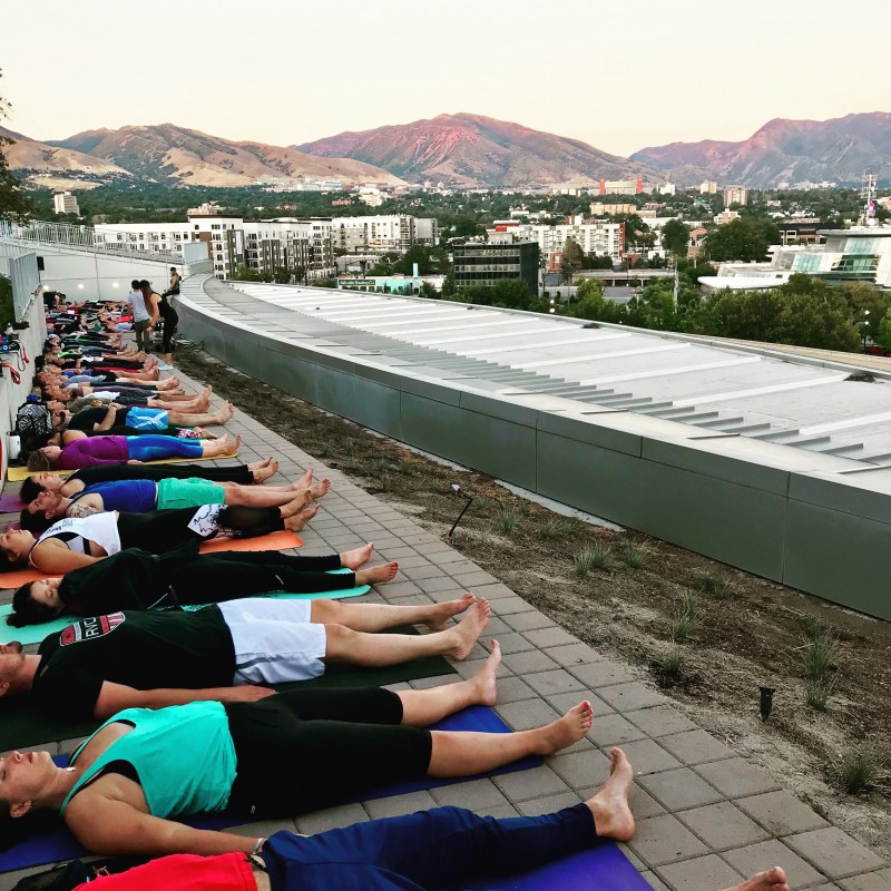 Yoga with a view in Salt Lake City, Utah