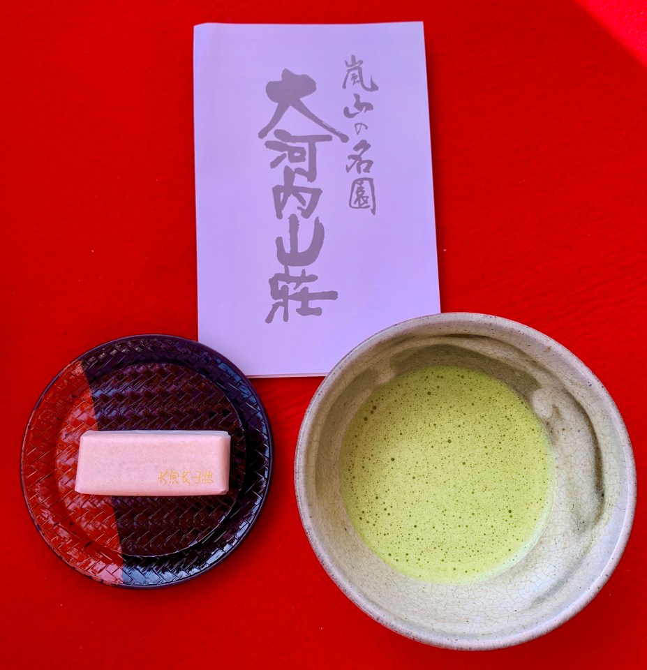 Okochi Sanso Villa Gardens Matcha and Sweet