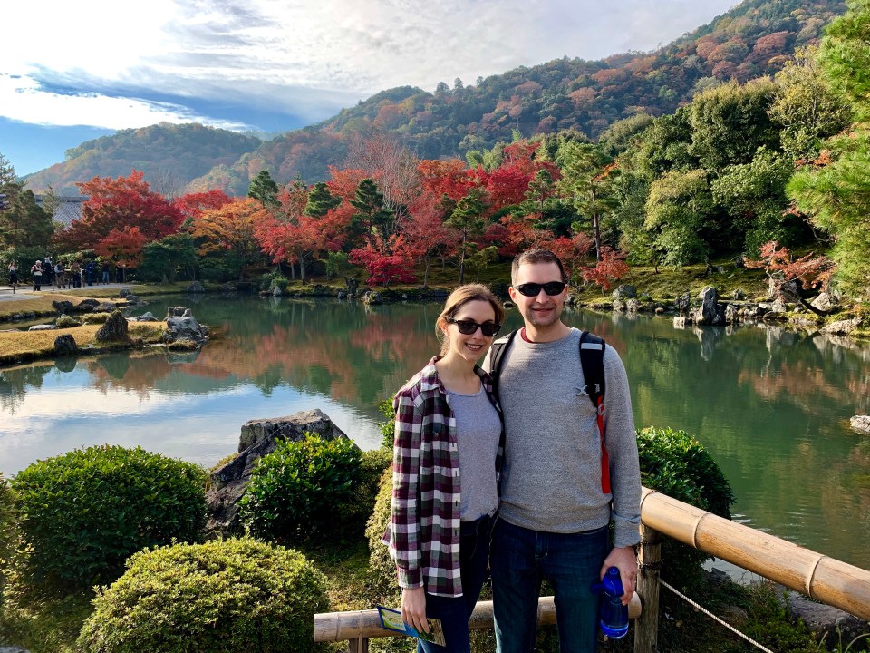 Tenryūji Gardens in Arishiayama, Kyoto, Japan