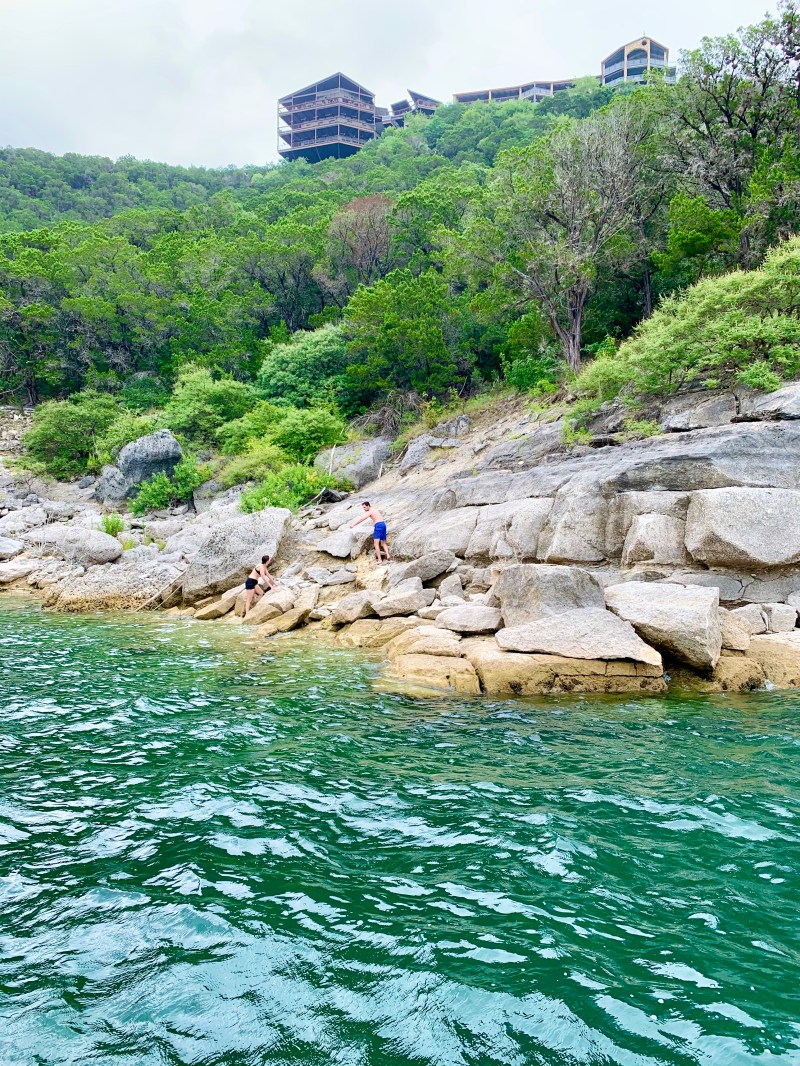 Lake Travis Austin Cliff Jumping Oasis